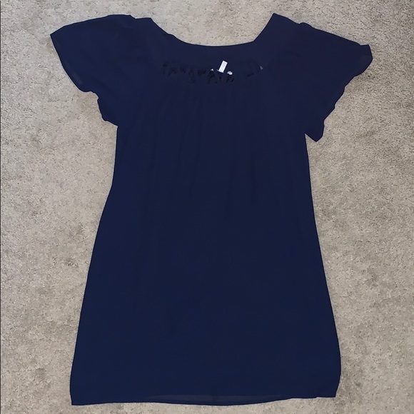 Halo Dresses & Skirts - Halo navy blue A line dress (size M) Halo Dresses & Skirts - Halo navy blue A line dress (size M)